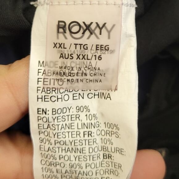 Roxy Shorts Womens 2XL Athletic Shorts Lined High Waisted 2.5in Inseam NWOT - Picture 8 of 9